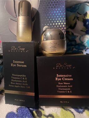 De Soap Boutique Intense Eye Serum & Eye Cream Duo - New!